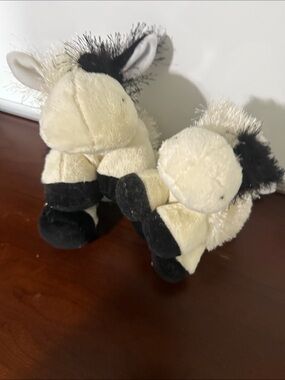 Webkinz cow lot of 2 no tag (one full size one little kinz)